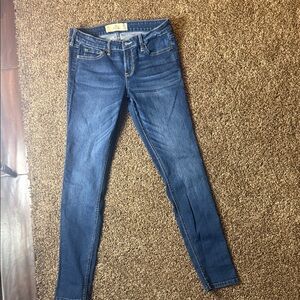 Women's dark wash Blue super skinny Jeans